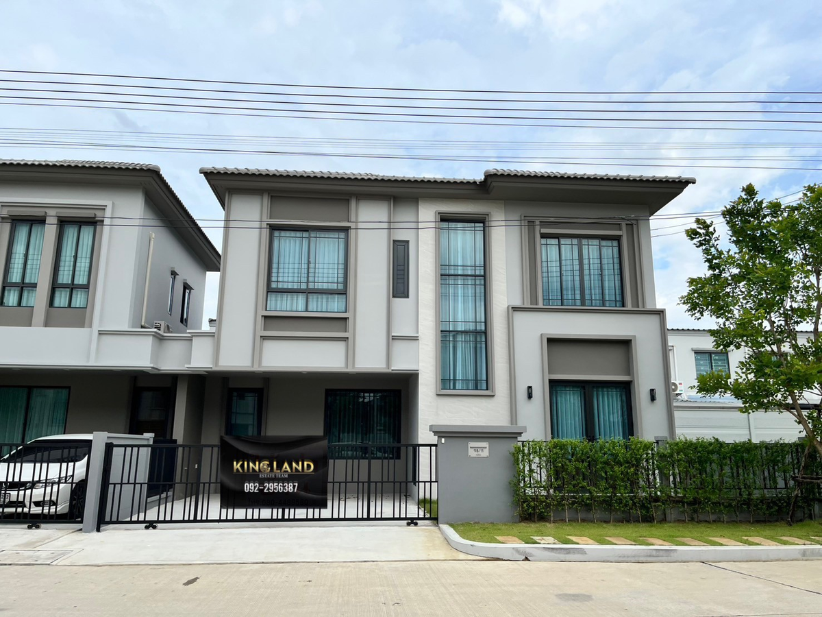 For RentPathum Thani,Rangsit, Thammasat : 2-storey twin house for rent-Grand Pleano Phahonyothin-Rangsit Rent 35,000 baht/month #Near Future 1.9 kilograms