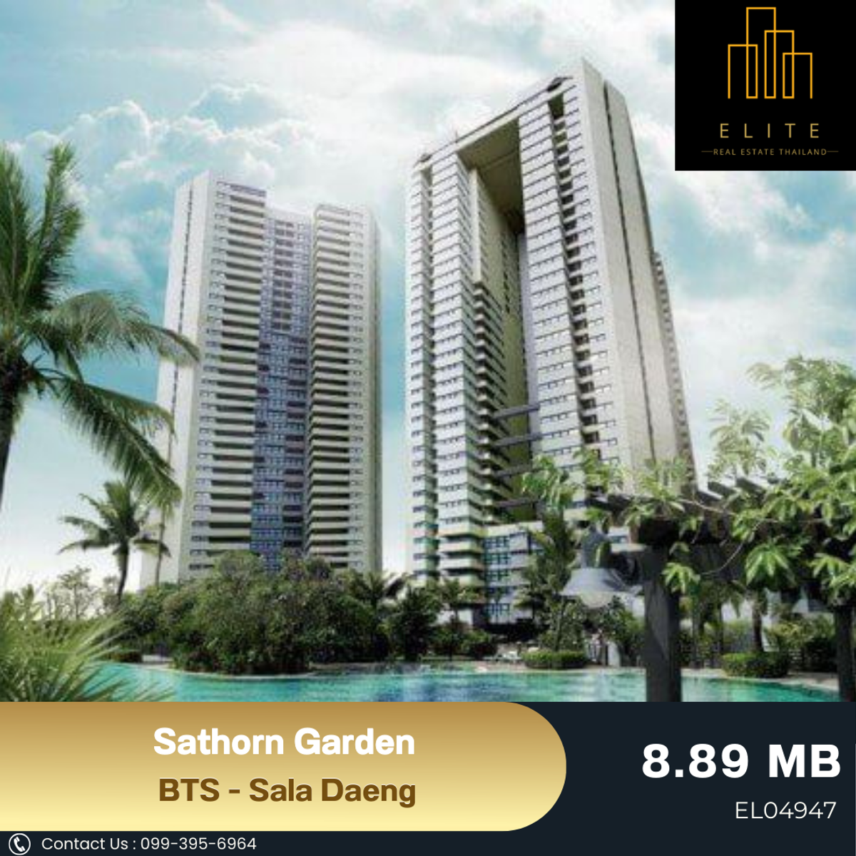 For SaleCondoSathorn, Narathiwat : ✨ Urgent sale !! Price lower than the market Lower than the YIELD assessment price. Very good 💯 High floor, beautiful view, convenient to travel near BTS - Sala Daeng 🚄