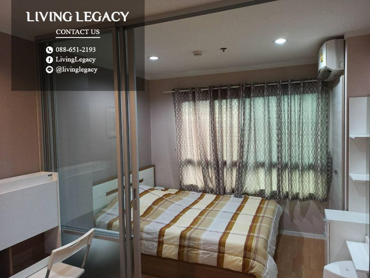 For RentCondoPattanakan, Srinakarin : Sim2QG Condo for Lumpini Place Srinakarin - Huamark Station 23.5 sq.m., 24th floor, Line ID: @livingLegacy