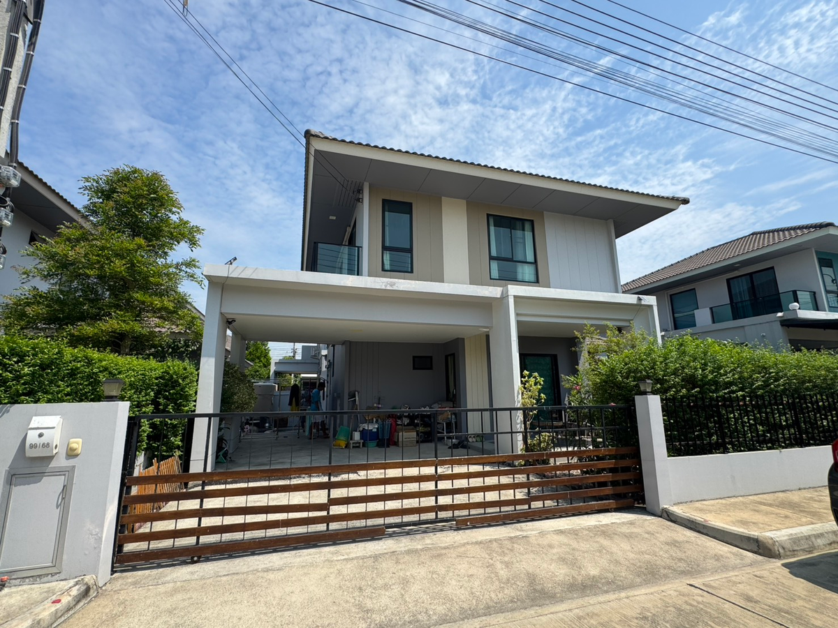 For SaleHouseNonthaburi, Bang Yai, Bangbuathong : The most beautiful house, the best price, ready to be at the Anasiri Bang Yai, 50 sq.w., with a multi -purpose room on the ground floor.