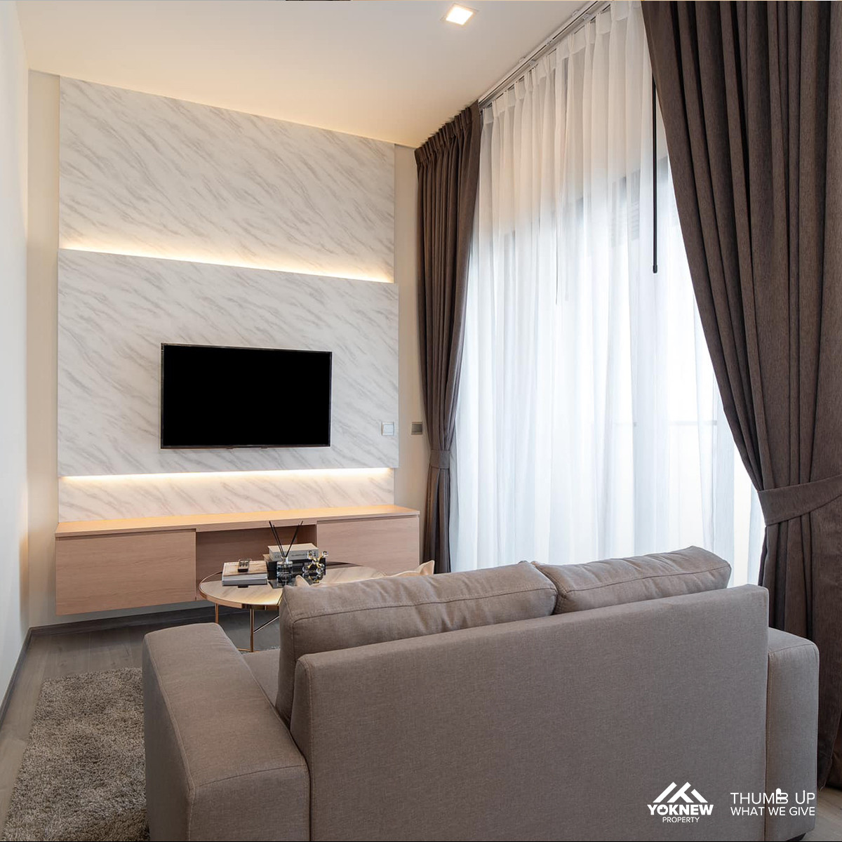 For RentCondoRatchathewi,Phayathai : The Address Siam - Ratchathewi 🛋️ 1 bedroom, super cool! 🌆 Good zone, divided into proportions, BTS view, wake up and see the city in a cool way!