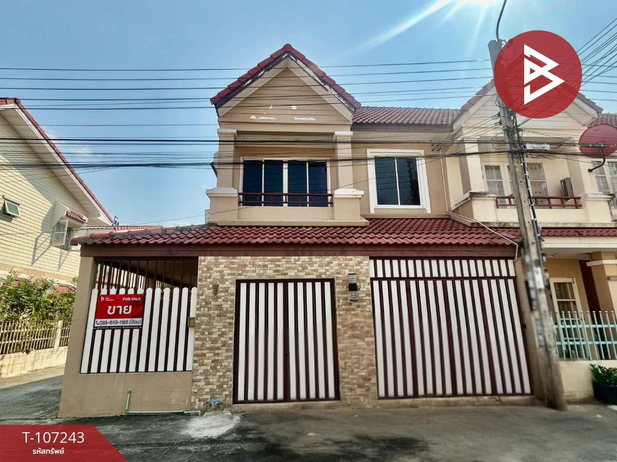 For SaleTownhomeSamut Prakan,Samrong : Townhouse for sale Wiset Suk Nakorn Village 16, Pracha Uthit 90, Phra Samut Chedi, Samut Prakan