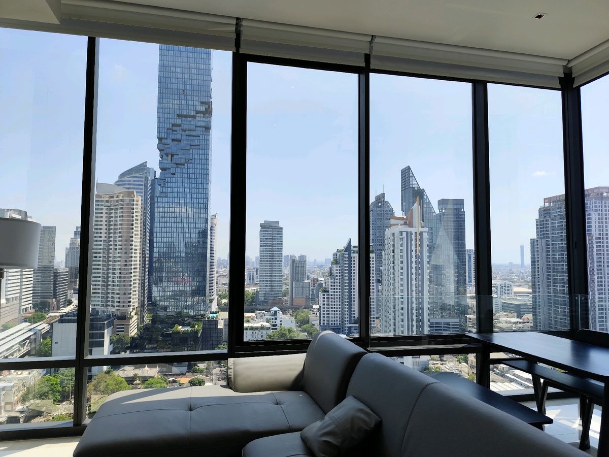 ให้เช่าคอนโดสีลม ศาลาแดง บางรัก : For rent ASHTON SILOM  2 bedroom 2 bathroom. 86 sqm rent fee 73,000 per month 