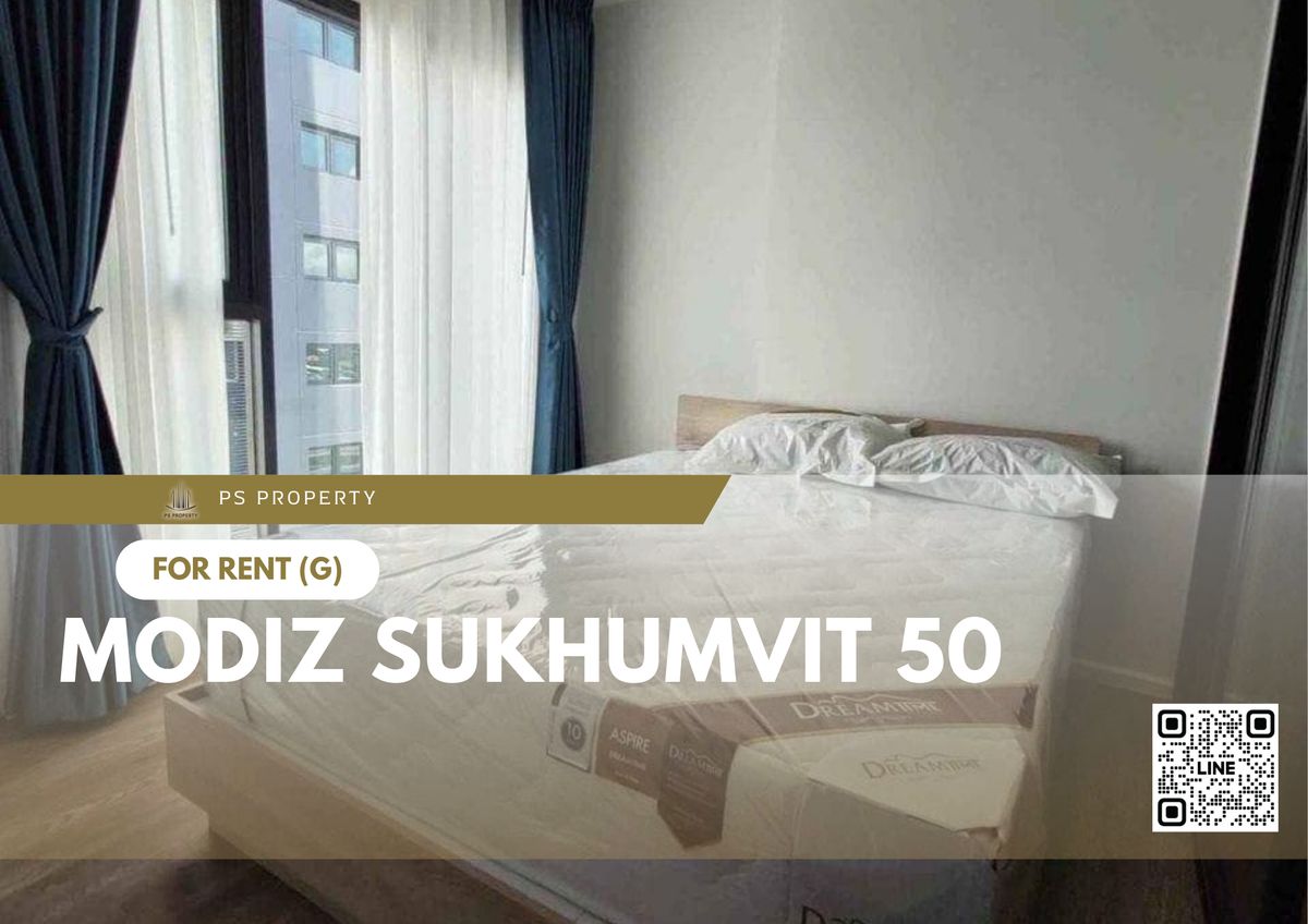 For RentCondoOnnut, Udomsuk : For rent 🔥 Modiz Sukhumvit 50 🔥 Furniture, electrical appliances, near BTS On Nut