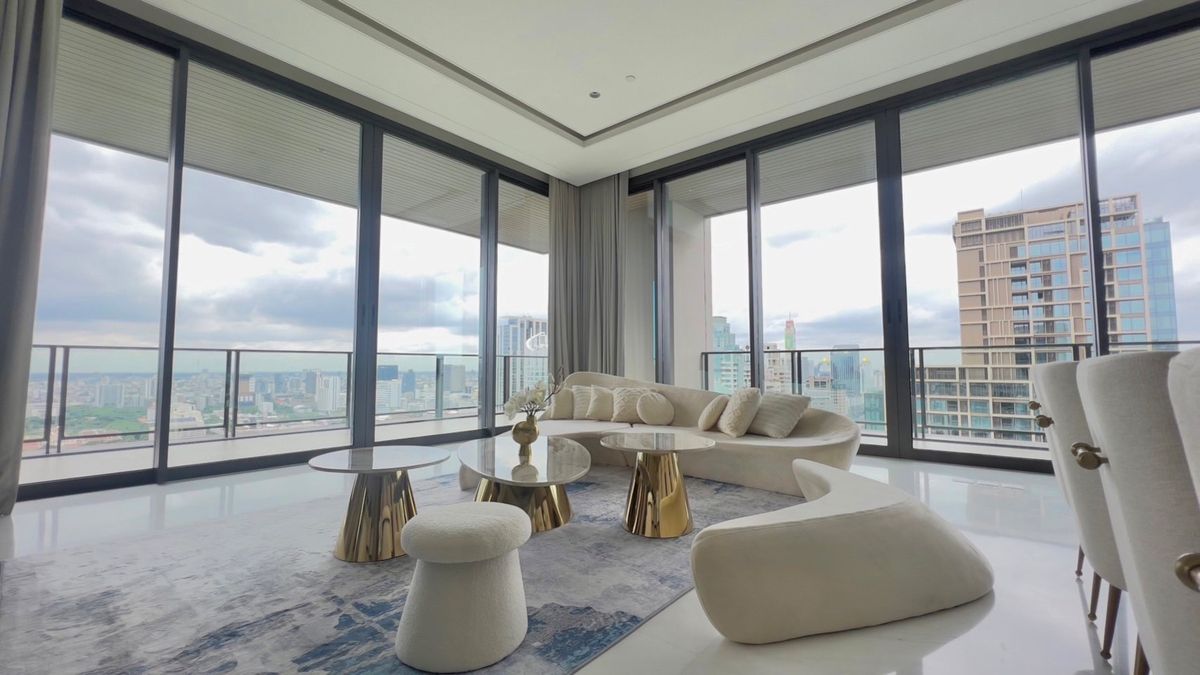 For SaleCondoWitthayu, Chidlom, Langsuan, Ploenchit : 🜲 Super Luxury Penthouse in Lumphini I The Residences at Sindhorn Kempinski ◞✧