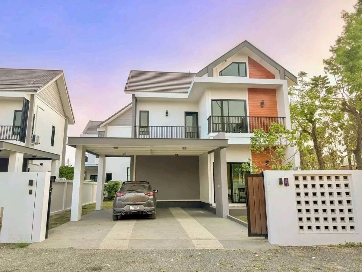 บ้านเชียงใหม่ : 🏡 ให้เช่าหรือขาย! บ้านเดี่ยวหรู Nordic Style ใกล้เมืองเชียงใหม่ 🌿 ✨ Luxury New House for Rent or Sale – Prime Location! ✨