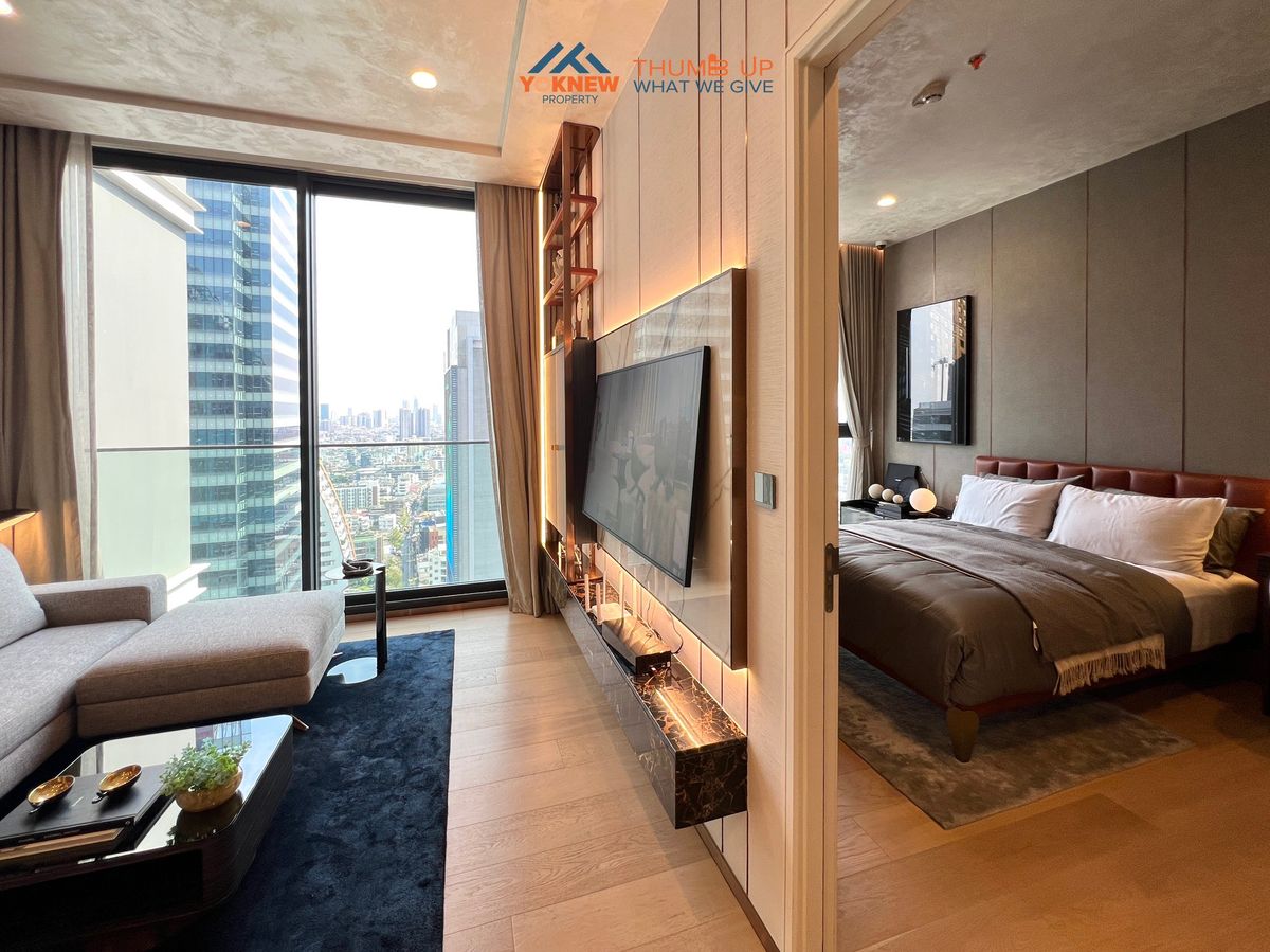 For SaleCondoSathorn, Narathiwat : Anil Sathorn 12✨ Luxurious condo in the heart of Sathorn 1 bedroom, 1 bathroom, size 46.22 sq.m. A lot of living spaces, 3 meters high.