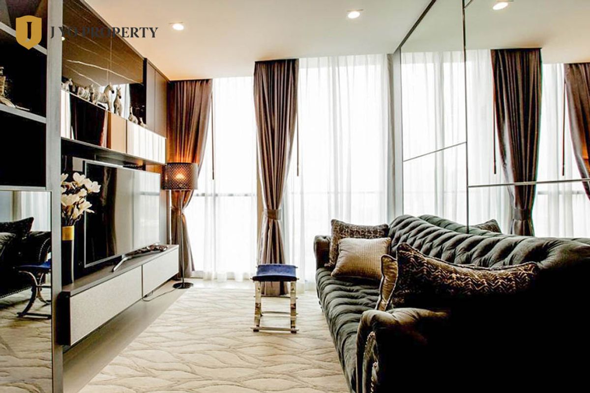 For RentCondoWitthayu, Chidlom, Langsuan, Ploenchit : JY -R1280 - Rental Ploenchit - Size 75 sq.m., Bedroom, 2 Bathrooms, Floor 17