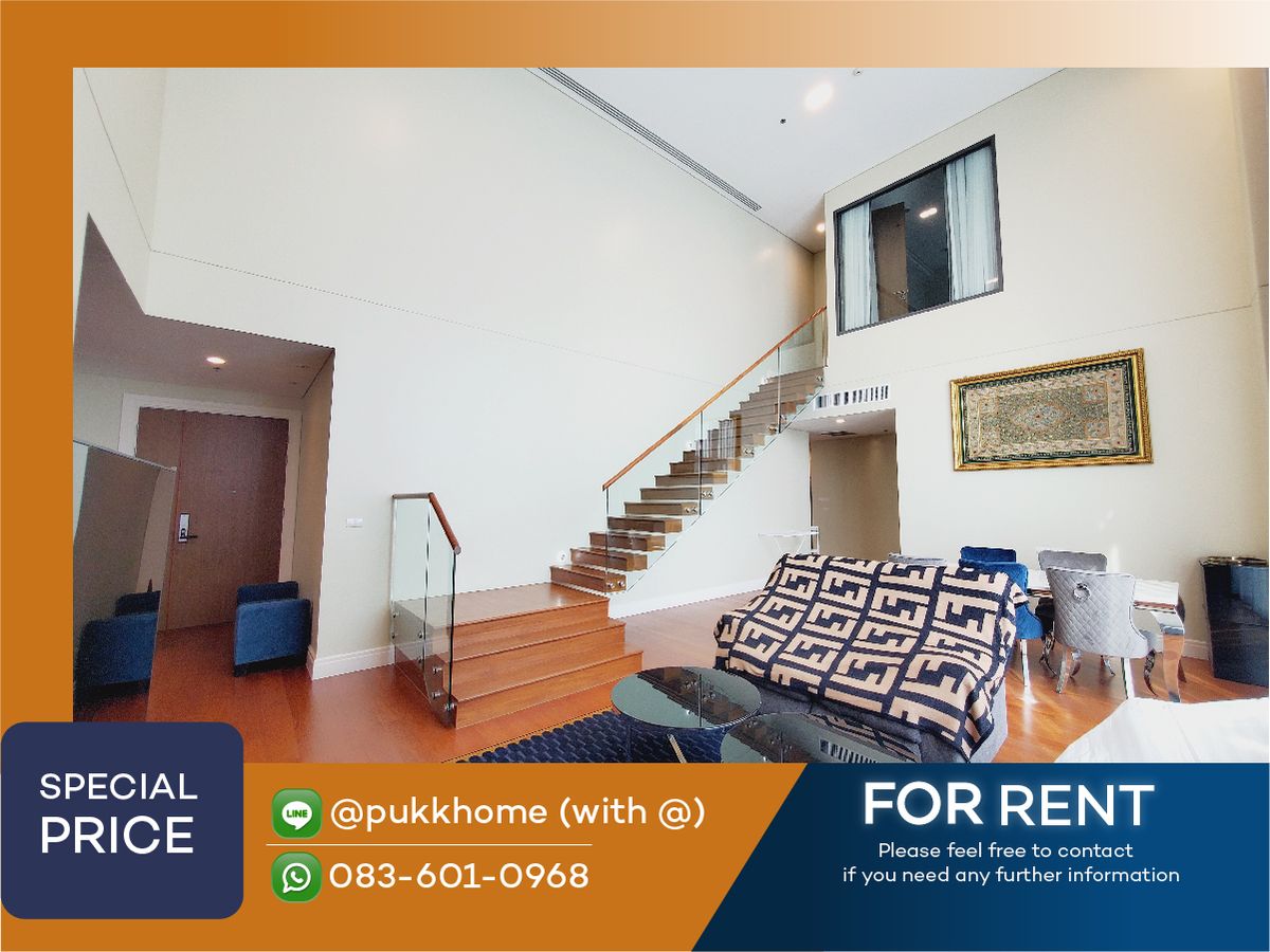 ให้เช่าคอนโดสุขุมวิท อโศก ทองหล่อ : 3 Bedroom Duplex |  Bright Sukhumvit 24 only 100K THB/Month