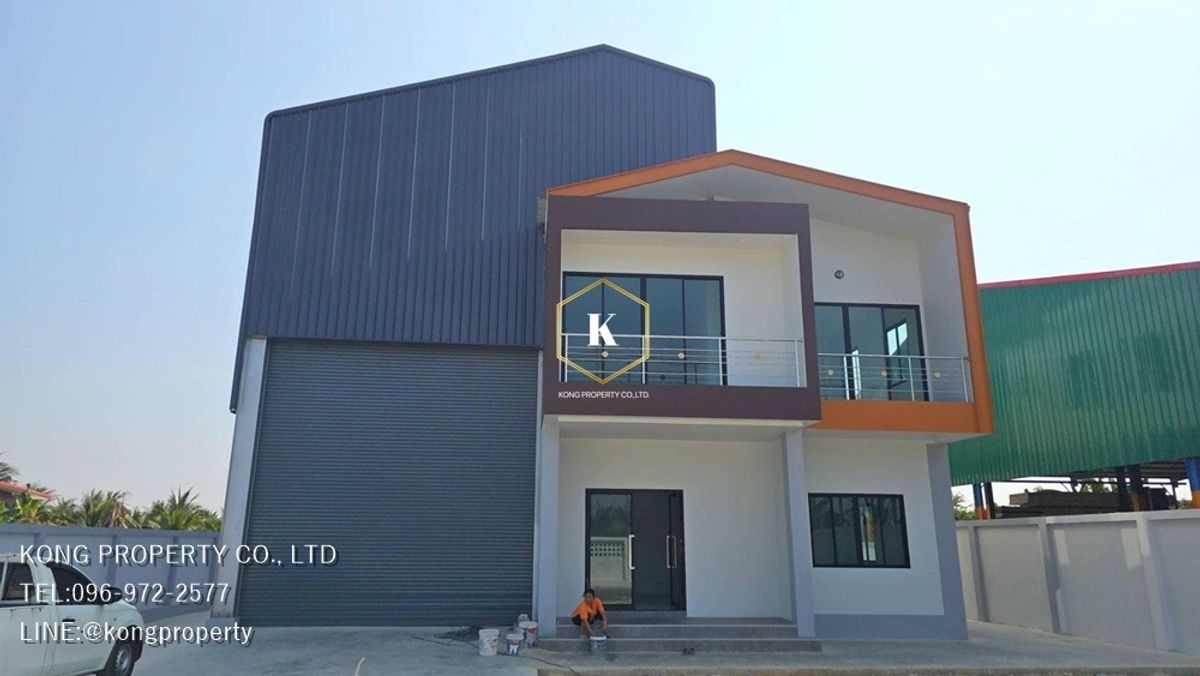 For RentWarehouseMahachai Samut Sakhon : Selling a new factory, Ban Ko Mueang, Samut Sakhon, 1 rai area