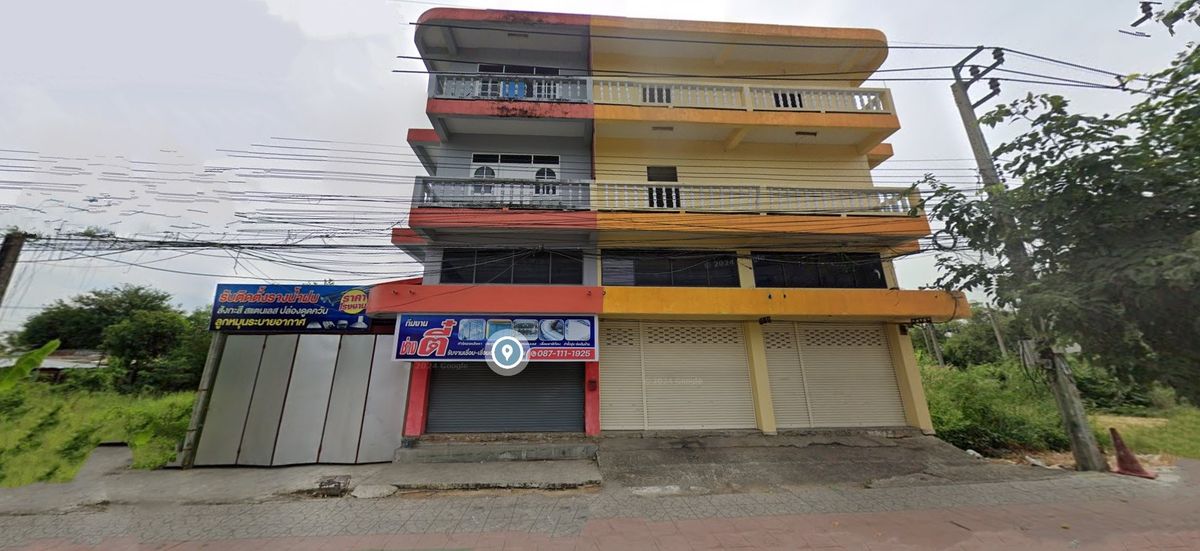 For SaleShop HouseMin Buri, Romklao : Sell ​​Anich Building, next to the Varee Road, Nong Chok, near the village, community, suitable for opening a showroom.