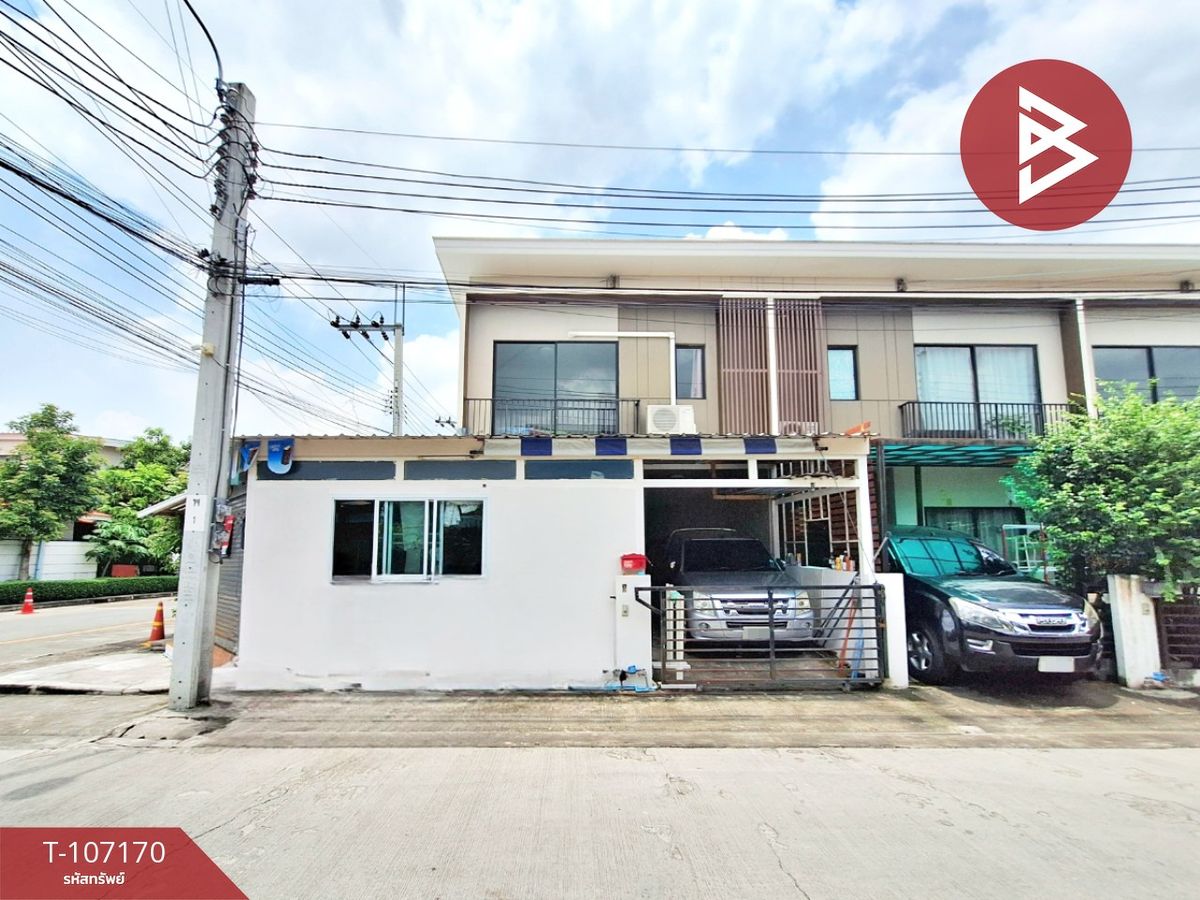 For SaleTownhomeSamut Prakan,Samrong : Townhouse for sale The Connect Village, Suvarnabhumi 3, Bang Phli, Samut Prakan