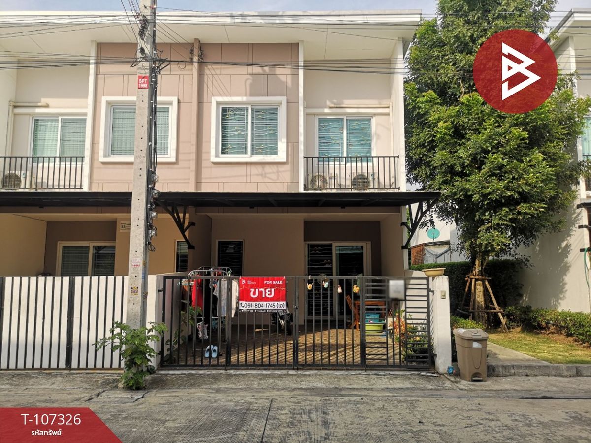 For SaleTownhomeSamut Prakan,Samrong : Townhouse for sale หมู่บ้านเบล็สซิตี้ พาร์ค สุขุมวิท-บางปู (Blessity Park Sukhumvit-Bangpu) ท้ายบ้านใหม่ สมุทรปราการ