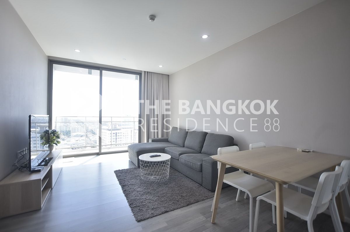 For RentCondoOnnut, Udomsuk : The Room Sukhumvit 69 (2B2B, 82 SQM.) Only 49,000 THB/Month