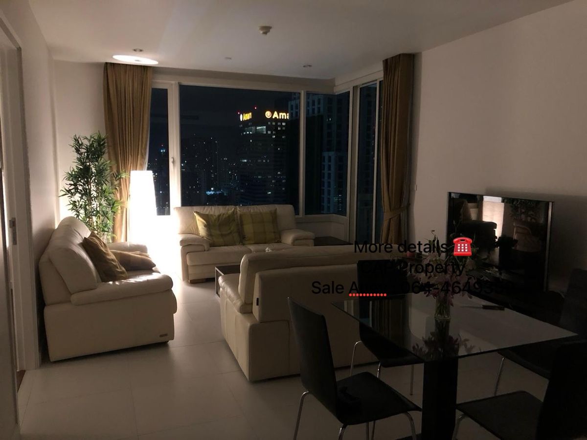 ขายคอนโดวิทยุ ชิดลม หลังสวน : Nice View - SELL ( 13 MB High Floor) Pet Friendly Condo @BTS Ploenchit - 2 Bed 88.8 Sqm