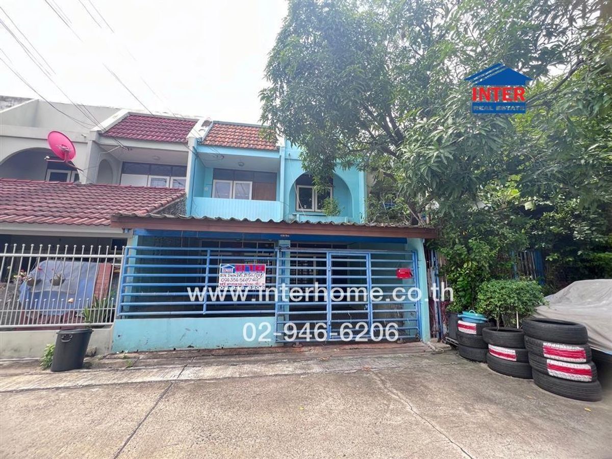 For SaleTownhomeSamut Prakan,Samrong : Townhouse 2 floors 19.5 sq.w. Village Thipawan 1, Soi Thipwan 5, Thepharak Road, Thippawan Mueang, Samut Prakan, Samut Prakan