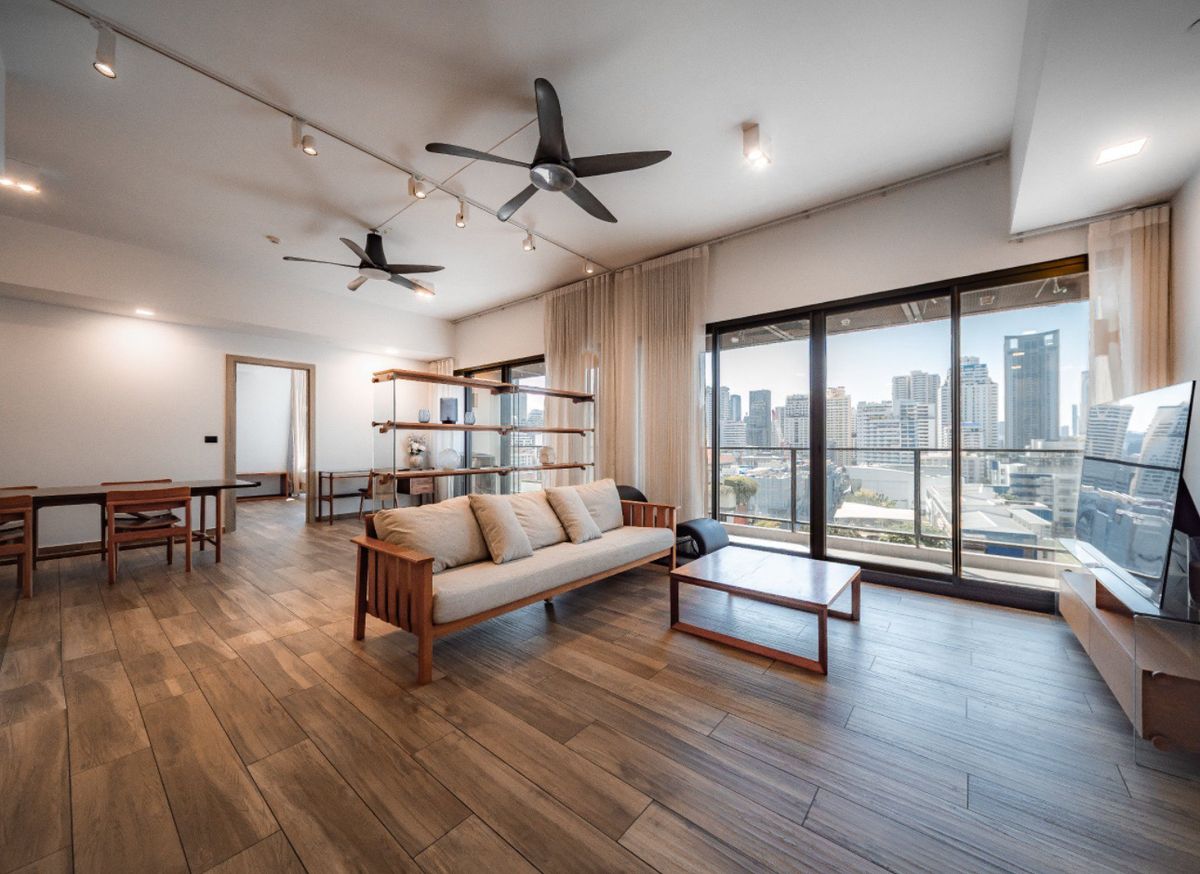 For RentCondoSukhumvit, Asoke, Thonglor : ‼️Spacious 4-Bedroom Loft-Style Penthouse with 176 sqm of Space – Prime Asoke Location, Just a Few Minutes Walk to BTS‼️