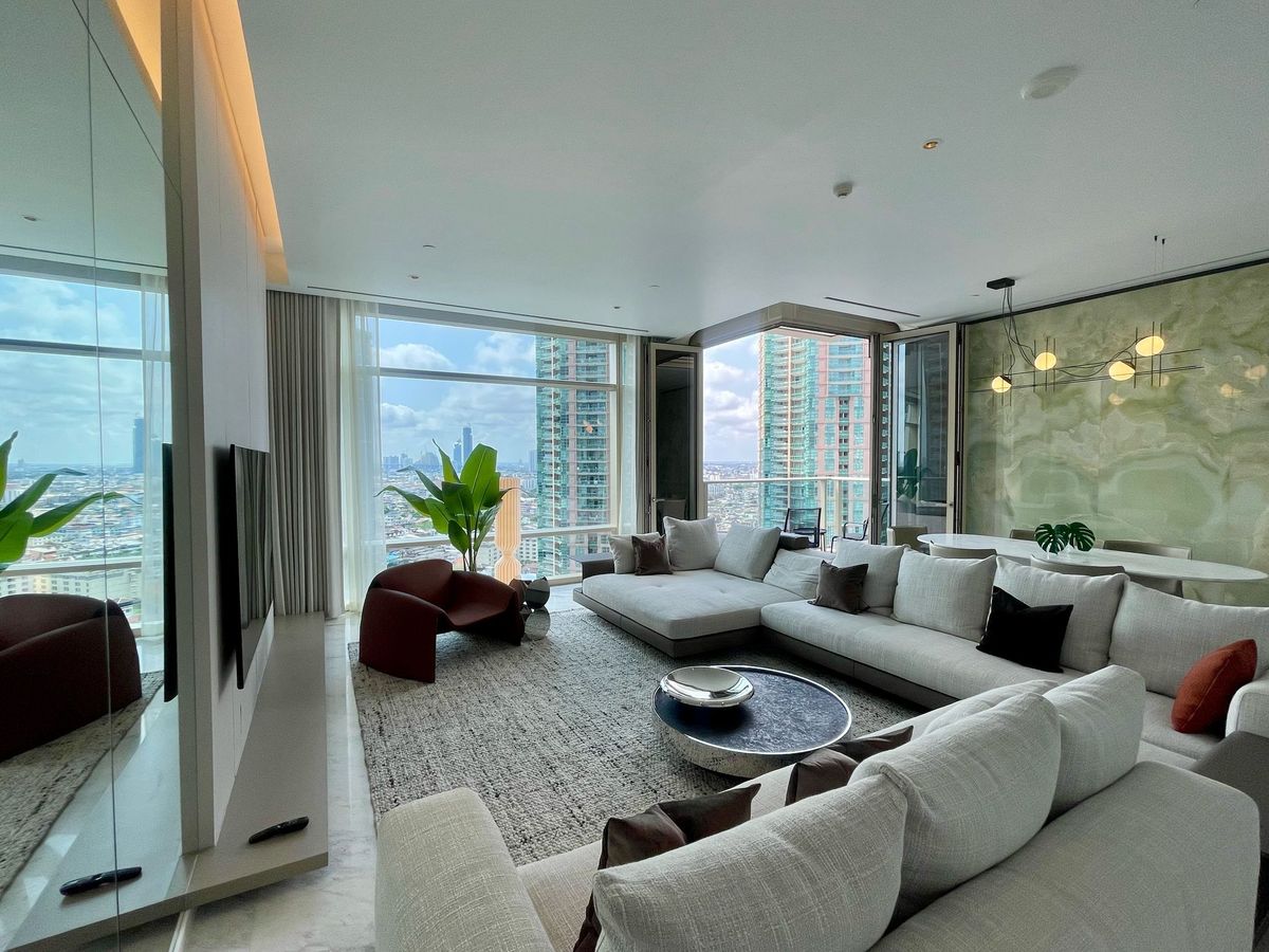 ขายคอนโดสาทร นราธิวาส : For sale Four Seasons Private Residences 191.64 sqm 3 beds 3 baths