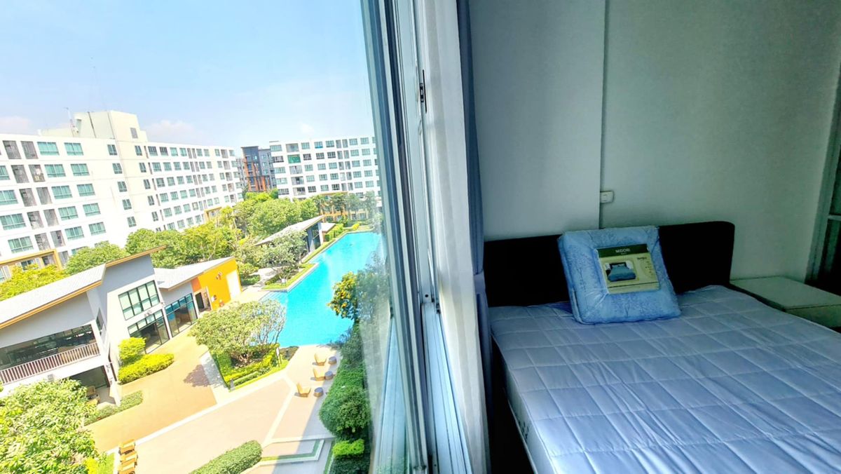 For RentCondoChiang Mai : 🔥 Rent D Condo Nim Chiang Mai - Pool view, 6th floor, size 30 sq.m. - only 12,000 baht/month! 🌊🏡