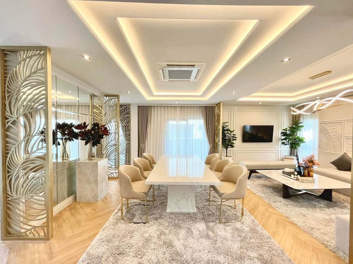 For RentHouseBangna, Bearing, Lasalle : 💥 Rent 250,000 baht, luxury detached house, The City Project, Bang Na (New Project)‼ ️ The largest house‼ ️