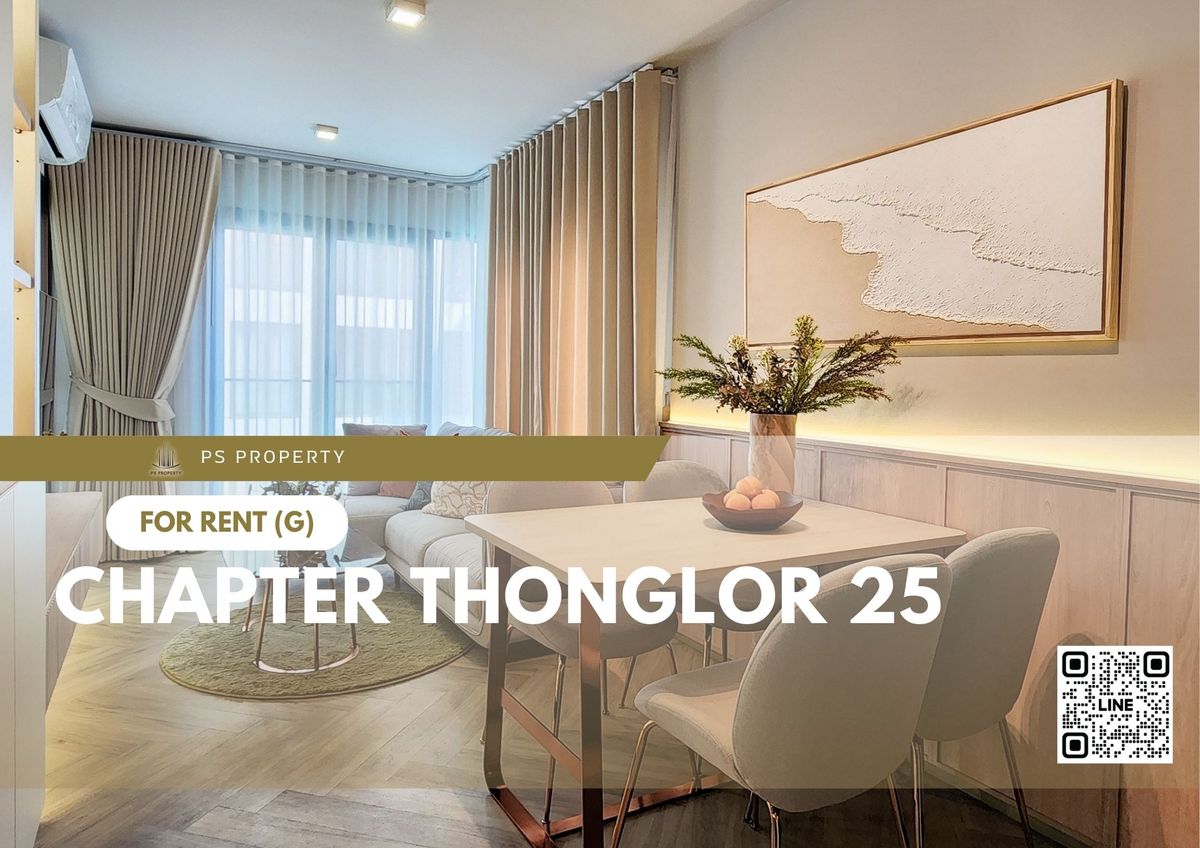 For RentCondoSukhumvit, Asoke, Thonglor : Rent ✨ Chapter Thonglor 25 ✨ Near BTS Phrom Phongphong, furniture and electrical appliances