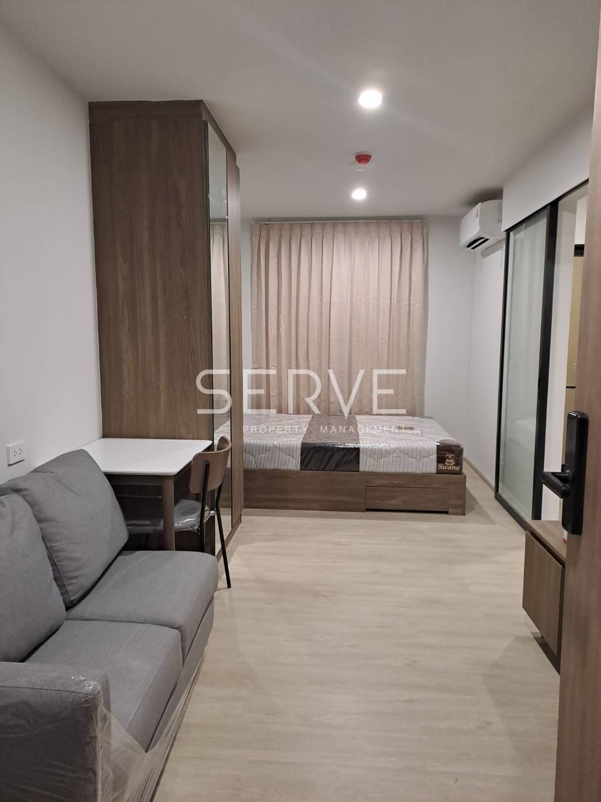 For RentCondoPathum Thani,Rangsit, Thammasat : 🔥8K/Mo 1 bedroom, complete furnished, full of good location in BTS Khu Khot area @ Nue Core Khu Khot Station