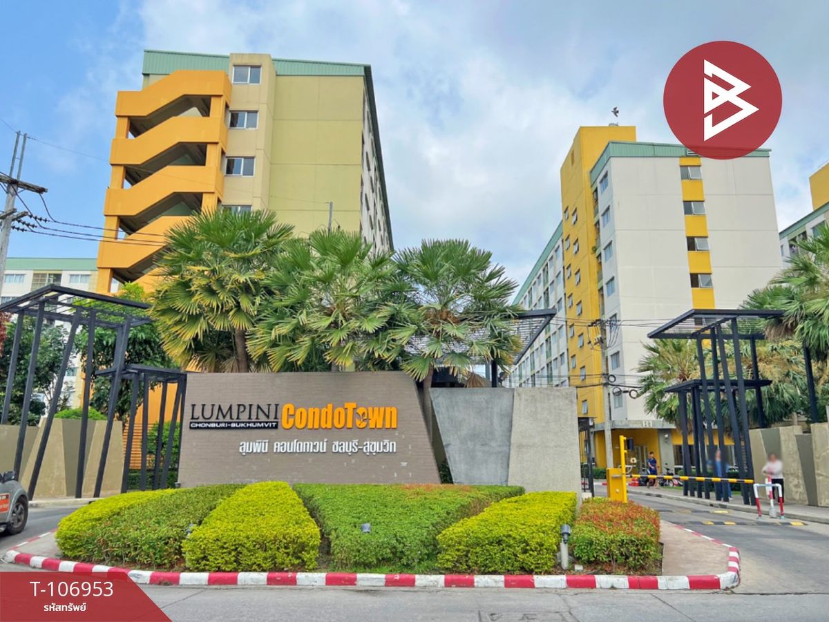 For SaleCondoPattaya, Bangsaen, Chonburi : Condominium for sale Lumpini Condo Town Project, Chon Buri-Sukhumvit, Ban Suan Chon Buri