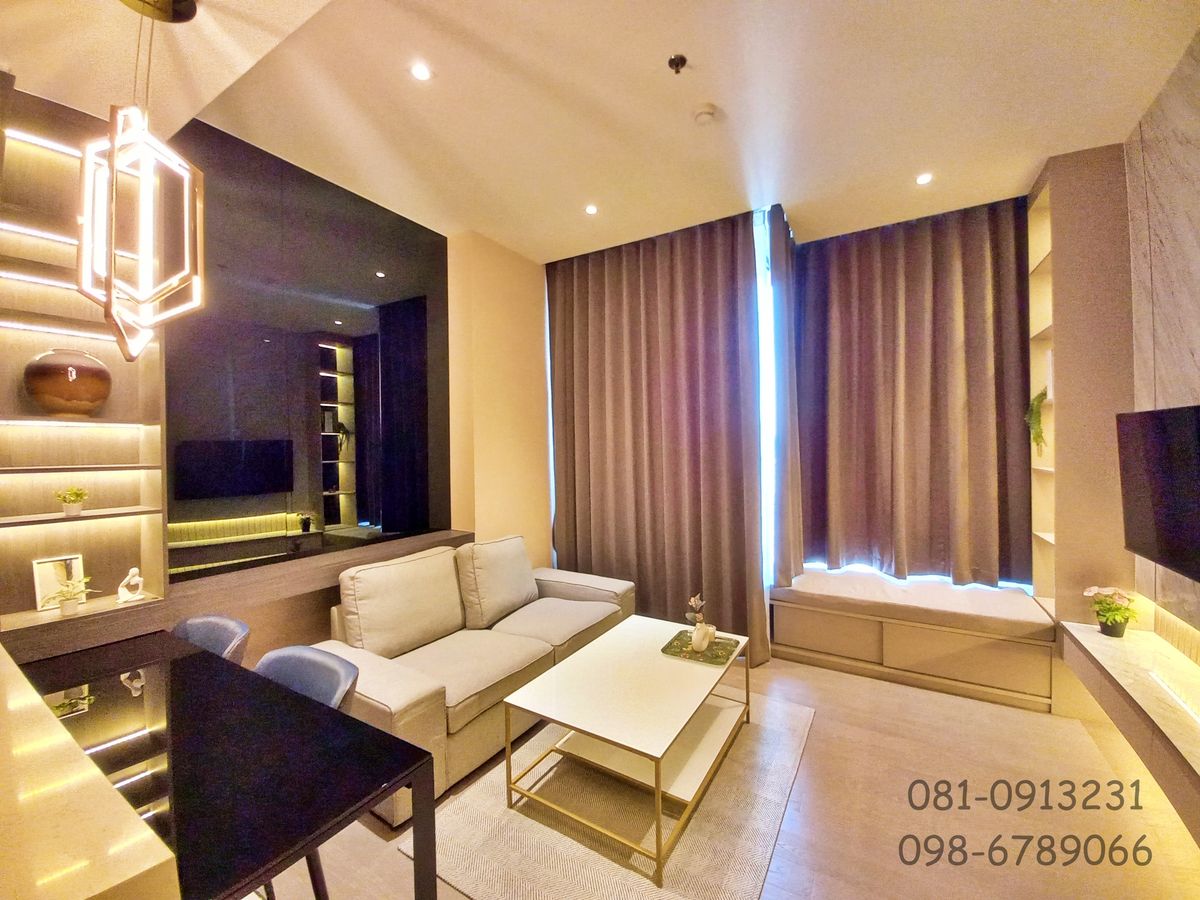 For RentCondoSukhumvit, Asoke, Thonglor : Condo for rent, Di Asoke, beautiful room, ready to be near BTS and MRT Sukhumvit