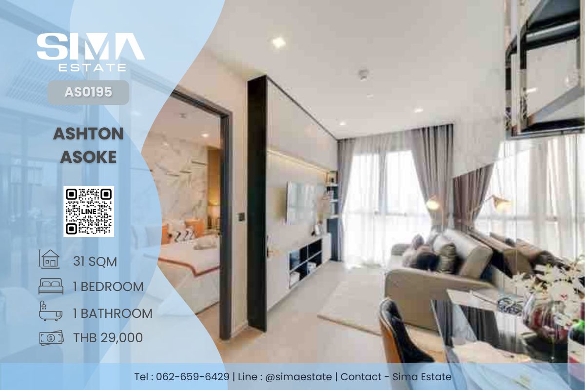 For RentCondoSukhumvit, Asoke, Thonglor : Rent ☁️ASHTON Asoke☁️ Luxurious condo in the heart of Asoke is well decorated. Ready to move in ☀️