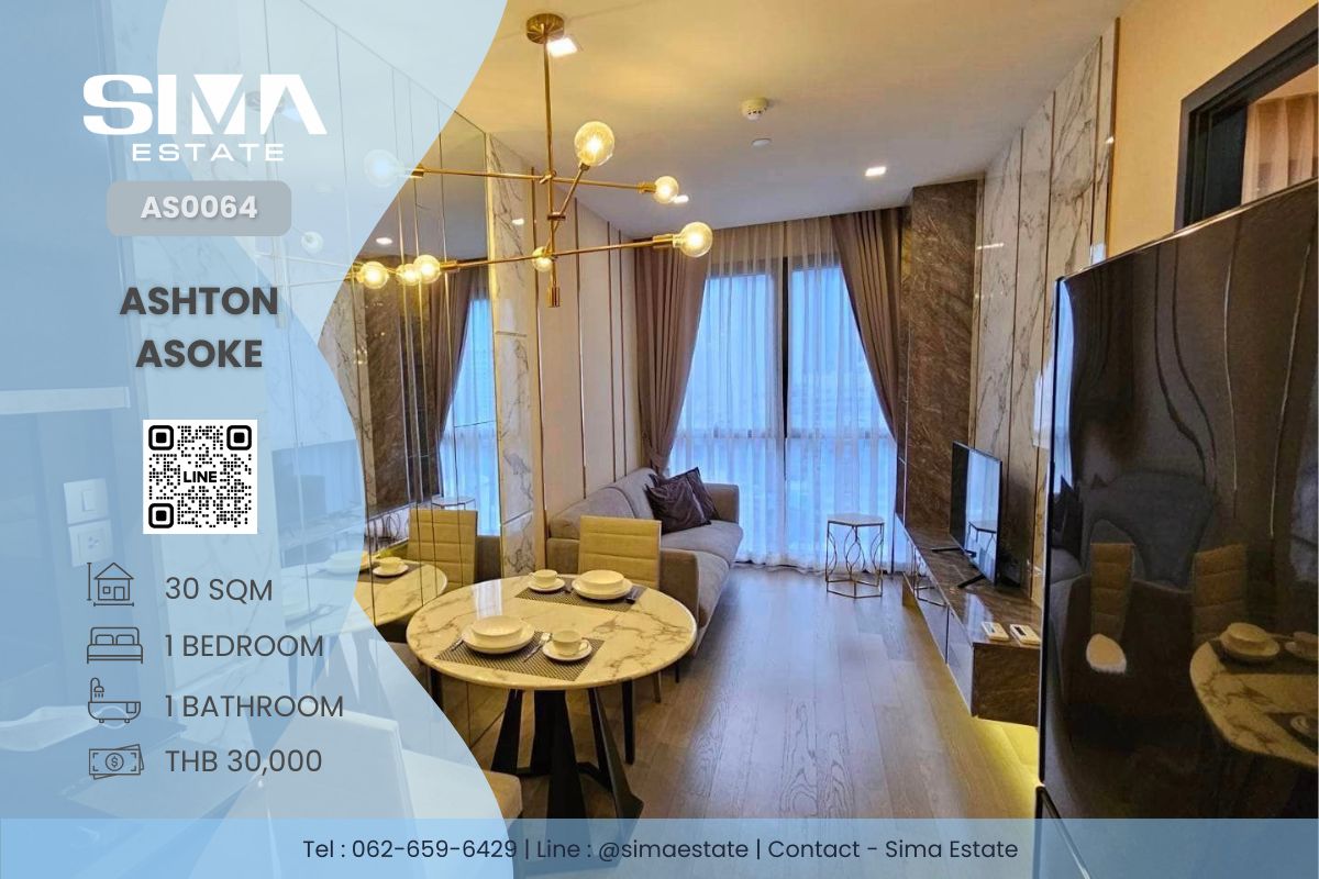 For RentCondoSukhumvit, Asoke, Thonglor : Rent ☁️ASHTON Asoke☁️ Luxurious condo in the heart of Asoke is well decorated. Ready to move in ☀️