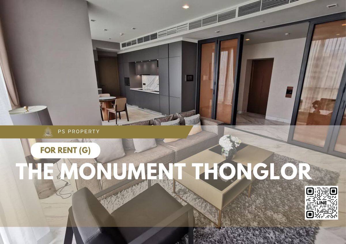 For RentCondoSukhumvit, Asoke, Thonglor : For rent ✨ The Monument Thonglor ✨ 2 bedrooms, 3 bathrooms, furniture and complete electrical appliances