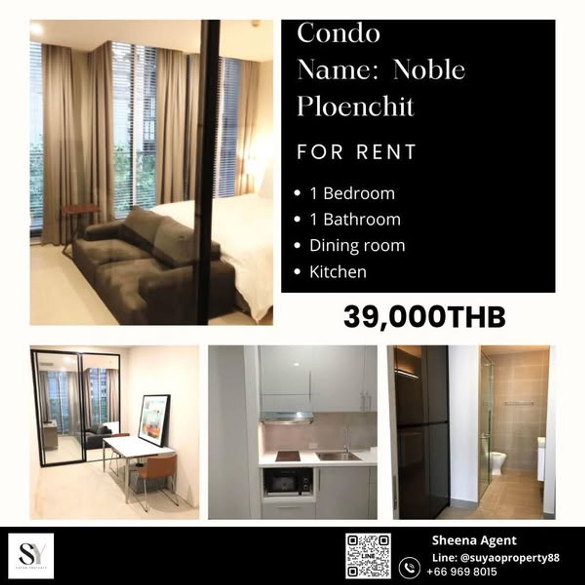 For RentCondoWitthayu, Chidlom, Langsuan, Ploenchit : Noble Ploenchit