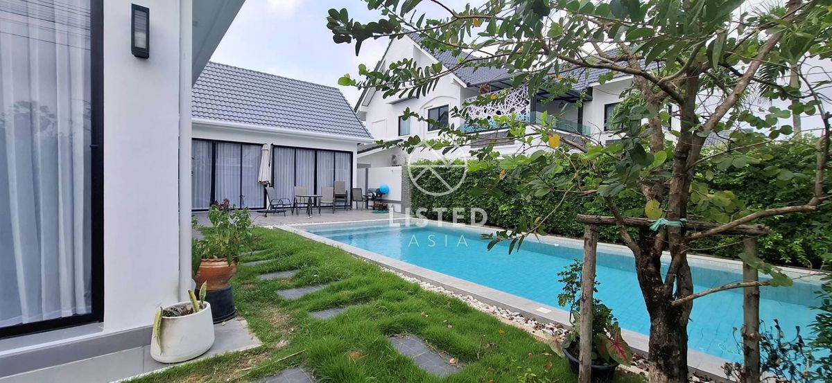 For SaleHousePattaya, Bangsaen, Chonburi : 4 Beds Pool Villa For Sale in Pattaya, Bang Lamung