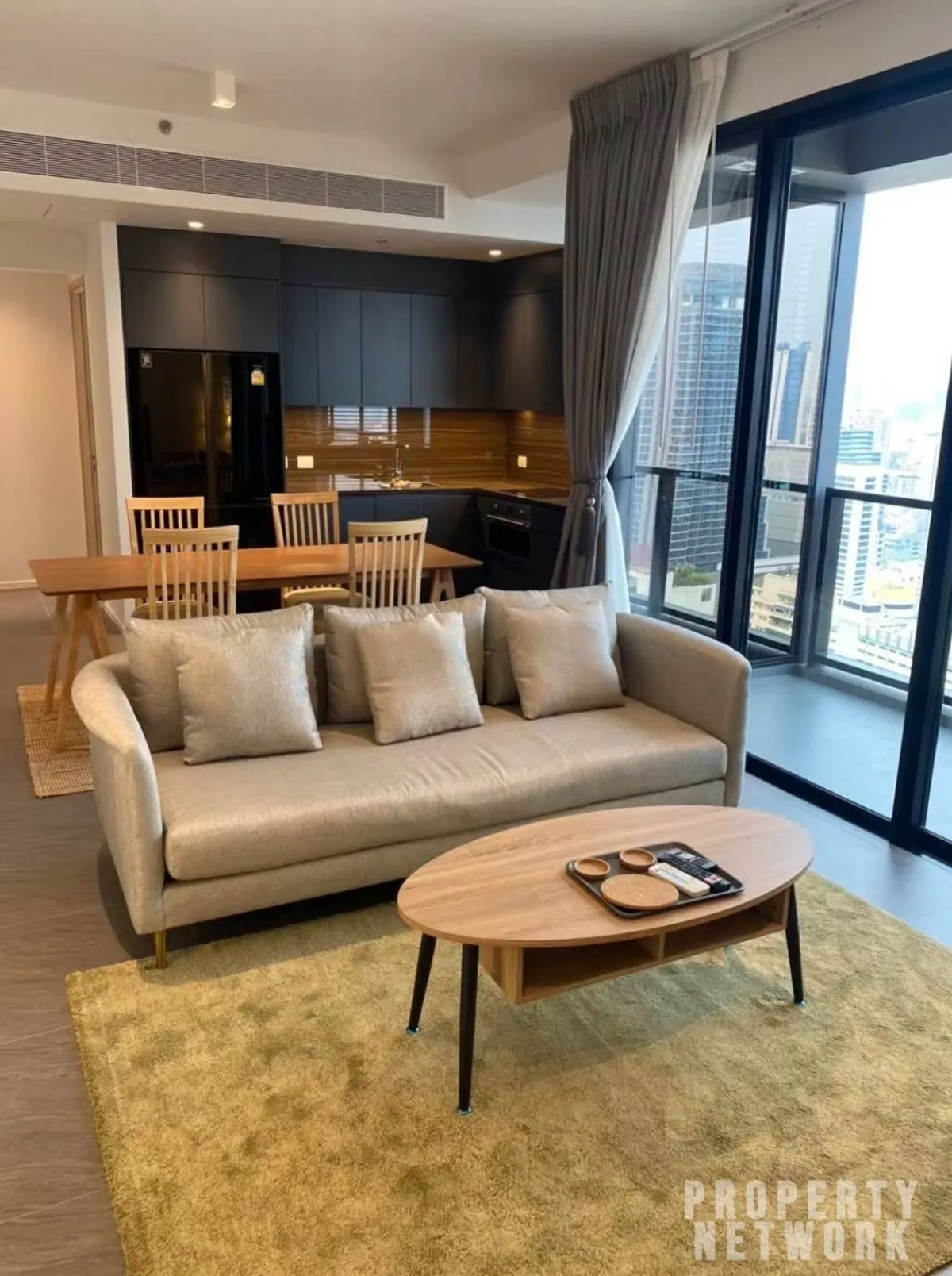 ให้เช่าคอนโดสีลม ศาลาแดง บางรัก : Luxury 2-Bedroom Condo for Rent at The Lofts Silom – 78,000 Baht/Month