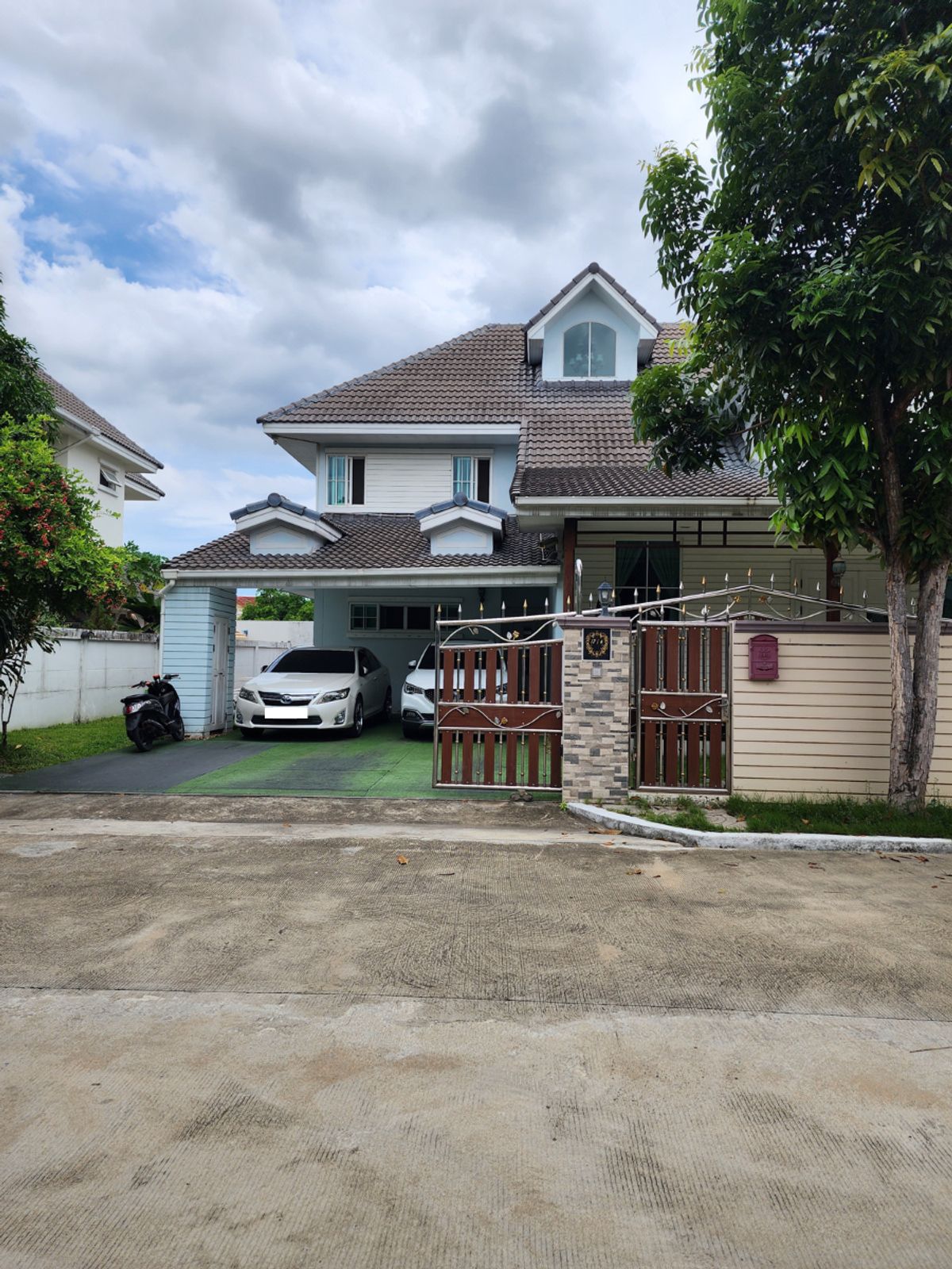 For SaleHousePhutthamonthon, Salaya : House for sale, British Park, Size 110 sq.w. Liab Khlong Thawi Watthana