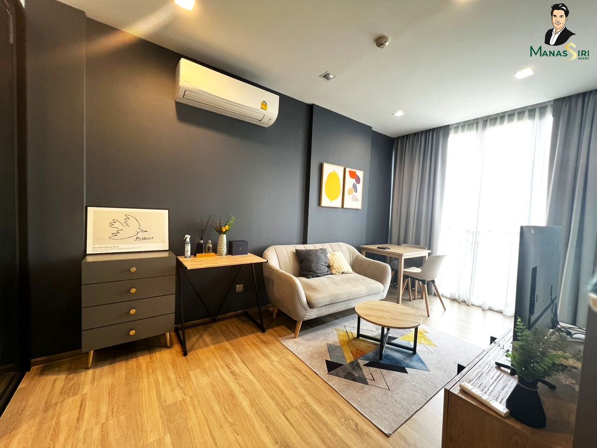 For SaleCondoOnnut, Udomsuk : Condo for sale near the office. Kawa House Sukhumvit 77 (KAWA HAUS) 🏙️ with complete furniture and electrical appliances ready! 🏠✨