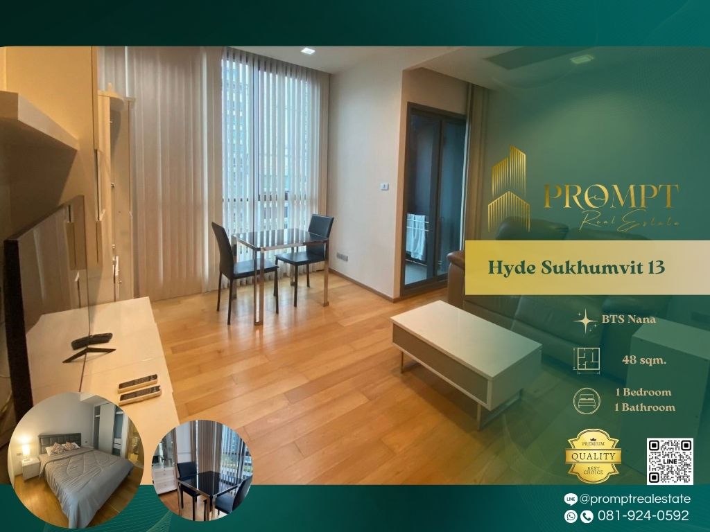 For RentCondoNana, North Nana,Sukhumvit13, Soi Nana : GH01243 - Hyde Sukhumvit 13 :  ไฮด์ สุขุมวิท 13