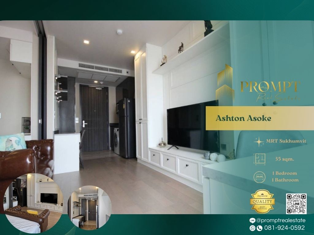 For RentCondoSukhumvit, Asoke, Thonglor : AB05672 - Ashton Asoke :  แอชตัน อโศก - MRT Sukhumvit / BTS Asoke / Terminal21