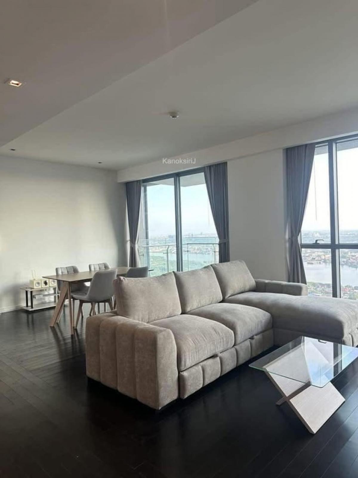 ให้เช่าคอนโดพระราม 3 สาธุประดิษฐ์ : For Rent: THE PANO Rama 3 –Stunning Chao Phraya River View the 46th Floor