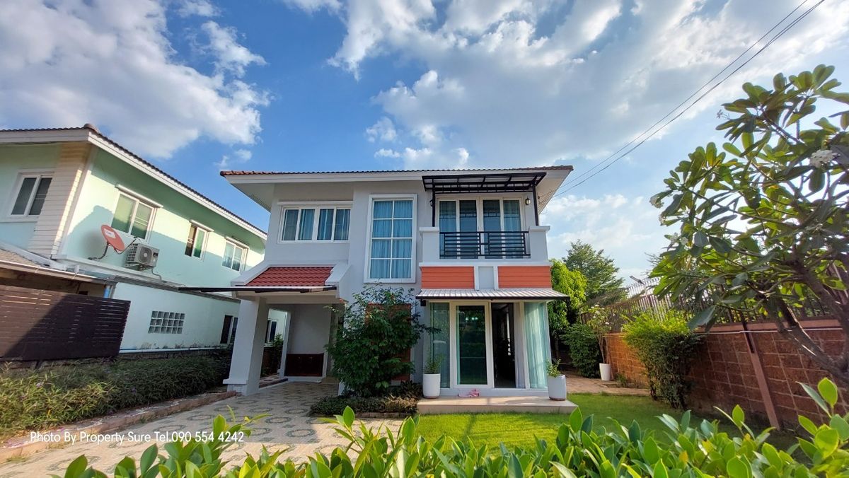 For RentHouseNonthaburi, Bang Yai, Bangbuathong : Rent a detached house, 3 bedrooms, 3 bathrooms #on Ratchapruek Road Ready to stay Furniture, electrical appliances, complete luggage Near HomePro and Boonthavorn Ratchapruek, near Denla International School