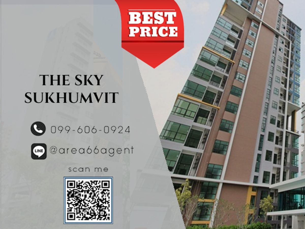 For SaleCondoOnnut, Udomsuk : 🔥 Urgent sale !! The Sky Sukhumvit Condo