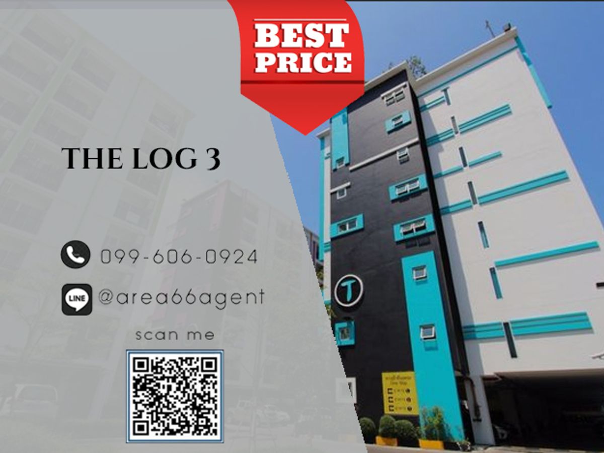 For SaleCondoOnnut, Udomsuk : 🔥 For sale !! The Log 3 Condo