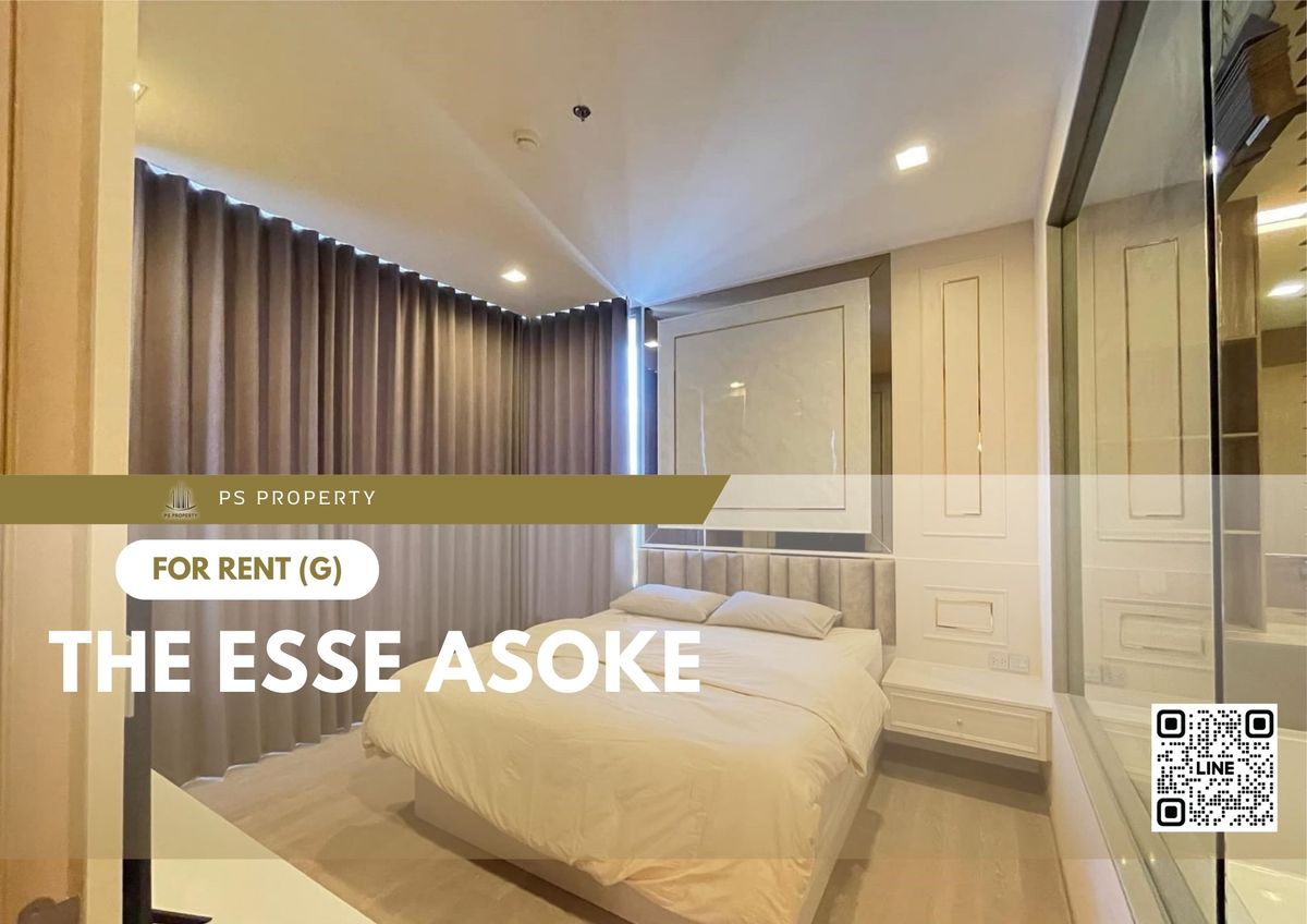 For RentCondoSukhumvit, Asoke, Thonglor : For rent ✨ The Esse Asoke ✨ Near BTS Asoke furniture and electrical appliances