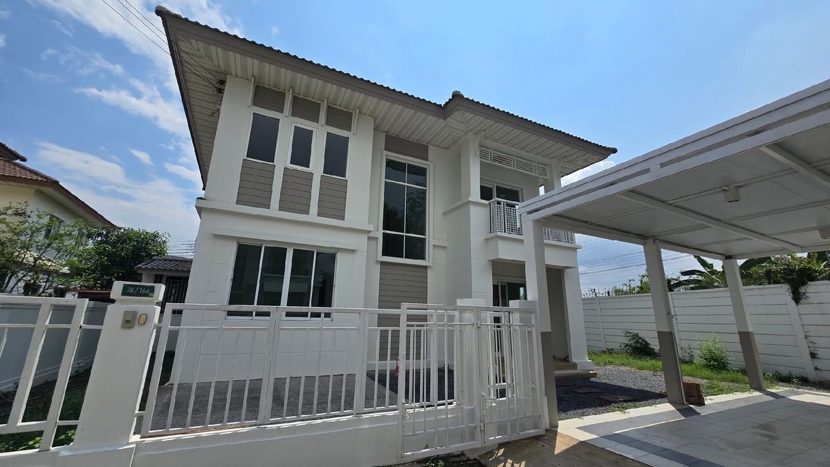 For SaleHouseNonthaburi, Bang Yai, Bangbuathong : 2 storey detached house for sale 61 sq.w. Pruksa Village 11, Rattanathibet-Ratchapruek, good location, near the beautiful house, good condition, ready to stay in a wide area.