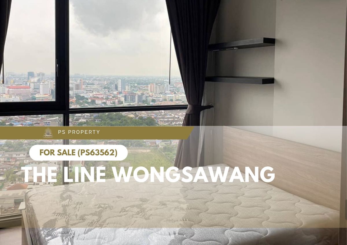 For SaleCondoBang Sue, Wong Sawang, Tao Pun : Urgent sale ✨ The Line Wongsawang ✨ Convenient transportation near MRT Wongsawang (PS63562)