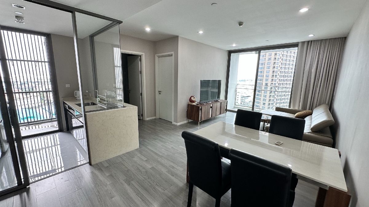 For RentCondoOnnut, Udomsuk : Rentnow🔥The Room Sukhumvit 69 Very Beauty 2 Bed 2 Bath 🔥