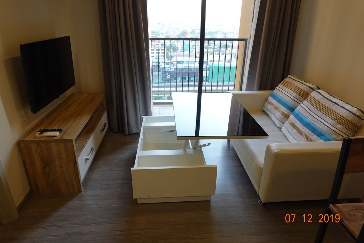 ให้เช่าคอนโดวงเวียนใหญ่ เจริญนคร : Nye by Sansiri (นายน์ บาย แสนสิริ) for Rent (1bed1bath 35sqm)