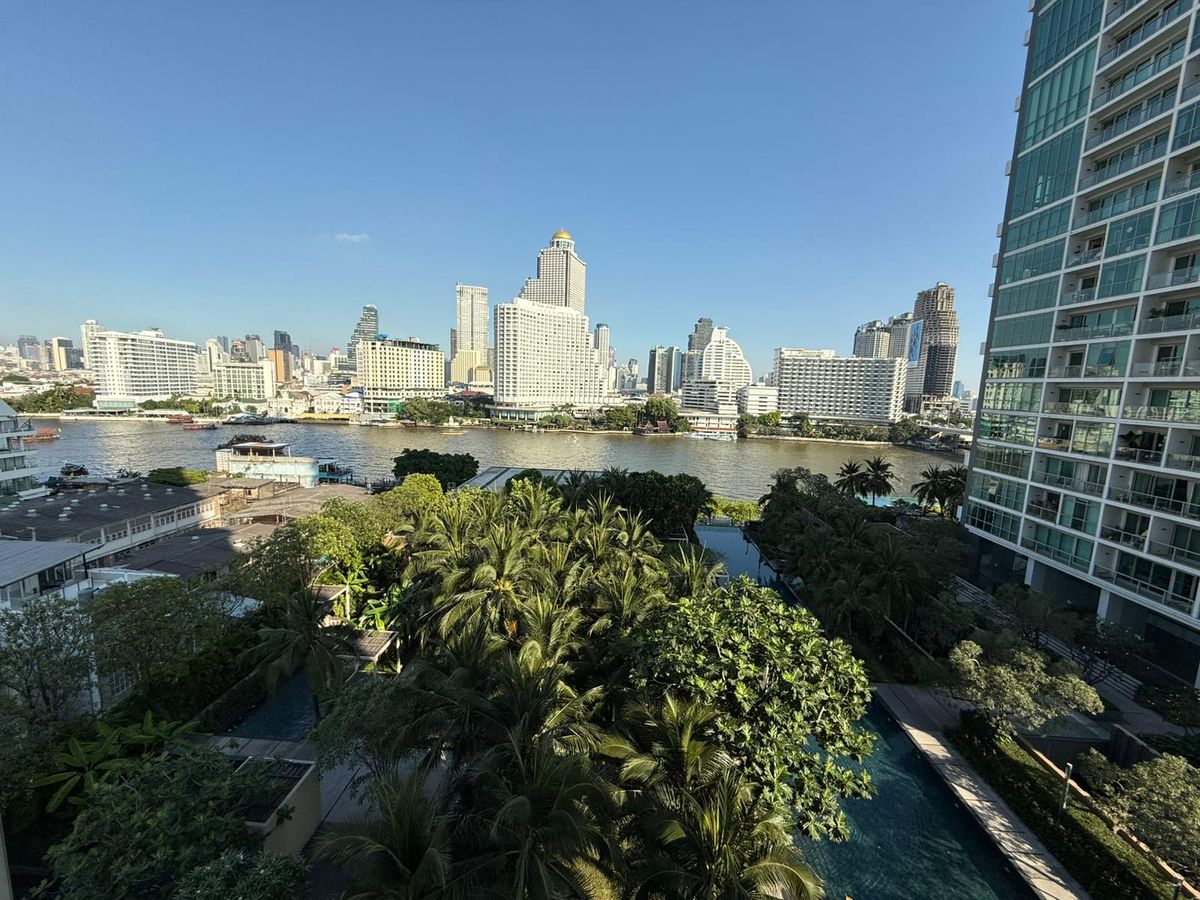 For SaleCondoWongwianyai, Charoennakor : Fully furnished luxury duplex for Sale, Chao Phraya River view