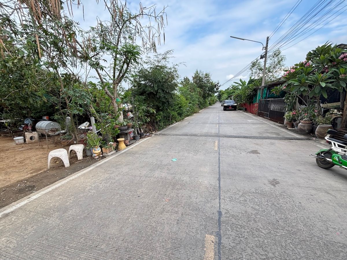 For SaleLandPathum Thani,Rangsit, Thammasat : Vacant land in Khlong Sam 58 square wah, beautiful plots and ready to build a house In Soi Khlong Sam 5/4