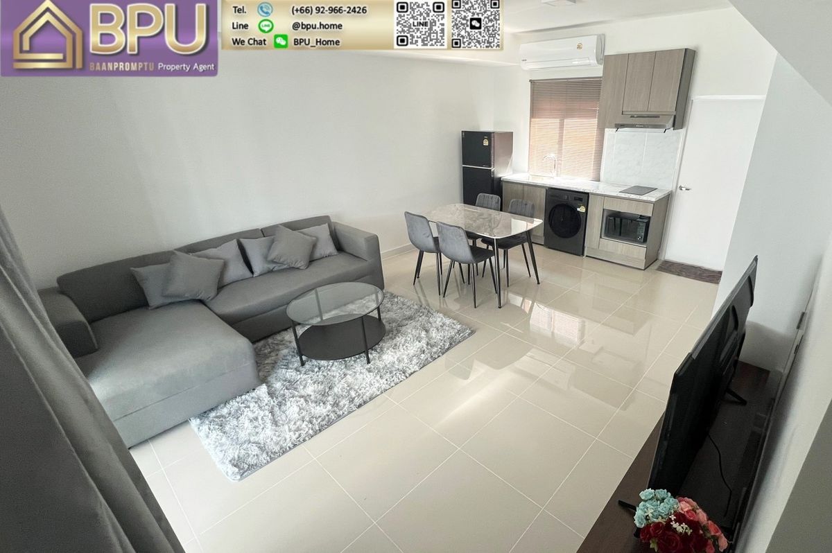 For RentTownhomeBangna, Bearing, Lasalle : ** 3 bedroom townhome rental ** Plino Sukhumvit - Bang Na 2, next to Mega Bangna